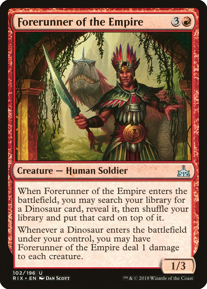 Forerunner of the Empire [Rivals of Ixalan] MTG Single Magic: The Gathering    | Red Claw Gaming