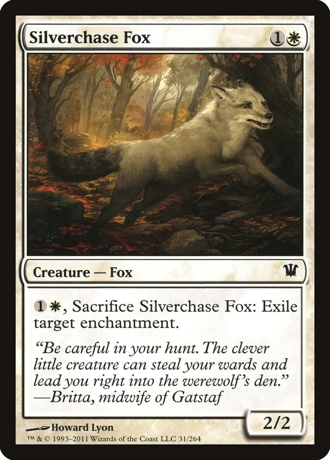 Silverchase Fox [Innistrad] MTG Single Magic: The Gathering    | Red Claw Gaming