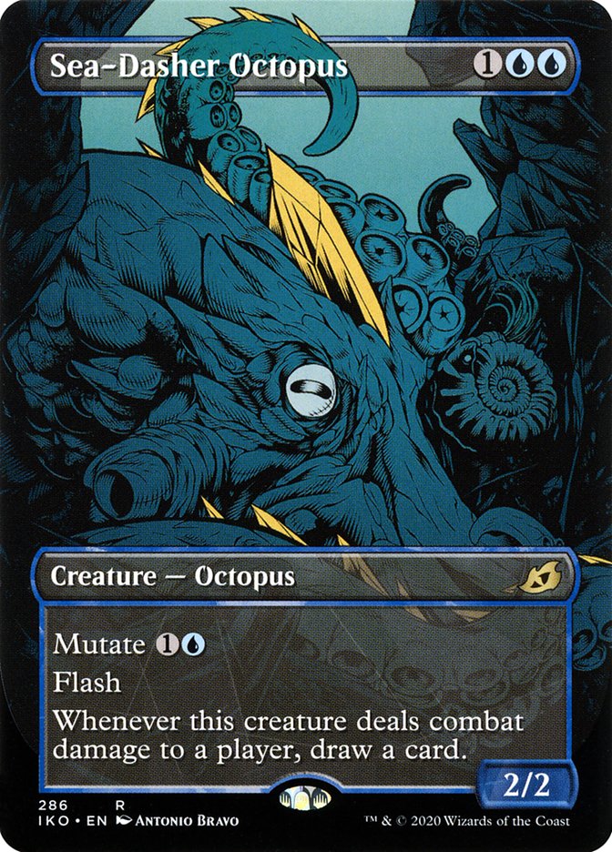 Sea-Dasher Octopus (Showcase) [Ikoria: Lair of Behemoths] MTG Single Magic: The Gathering    | Red Claw Gaming