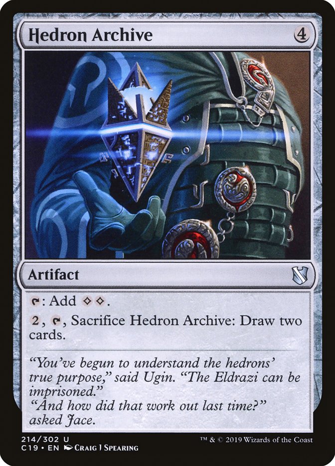 Hedron Archive [Commander 2019] MTG Single Magic: The Gathering    | Red Claw Gaming