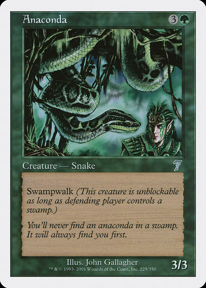 Anaconda [Seventh Edition] MTG Single Magic: The Gathering    | Red Claw Gaming