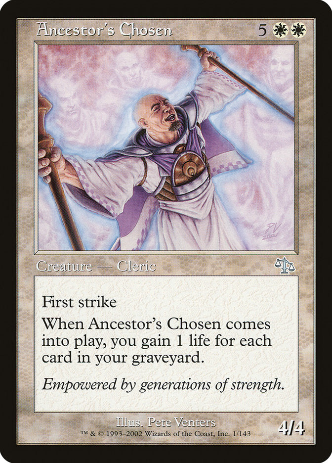 Ancestor's Chosen [Judgment] MTG Single Magic: The Gathering    | Red Claw Gaming