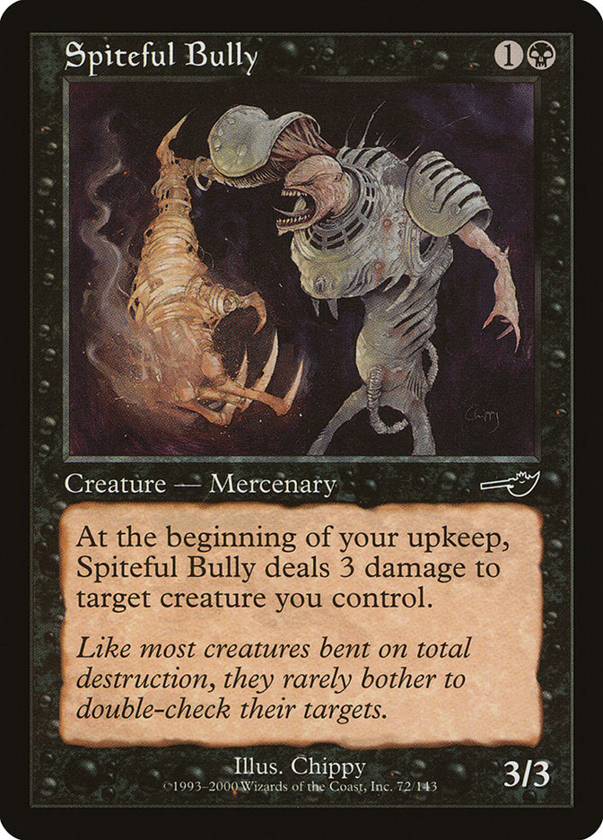 Spiteful Bully [Nemesis] MTG Single Magic: The Gathering    | Red Claw Gaming
