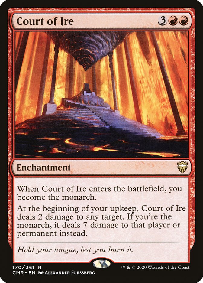 Court of Ire [Commander Legends] MTG Single Magic: The Gathering    | Red Claw Gaming