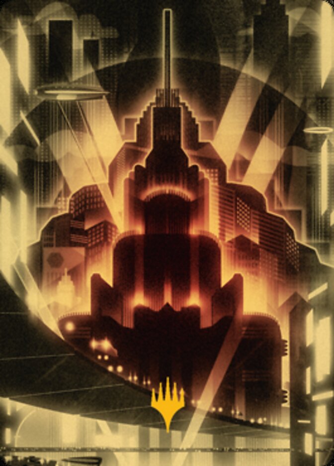 Plains Art Card (Gold-Stamped Signature) [Streets of New Capenna Art Series] MTG Single Magic: The Gathering    | Red Claw Gaming