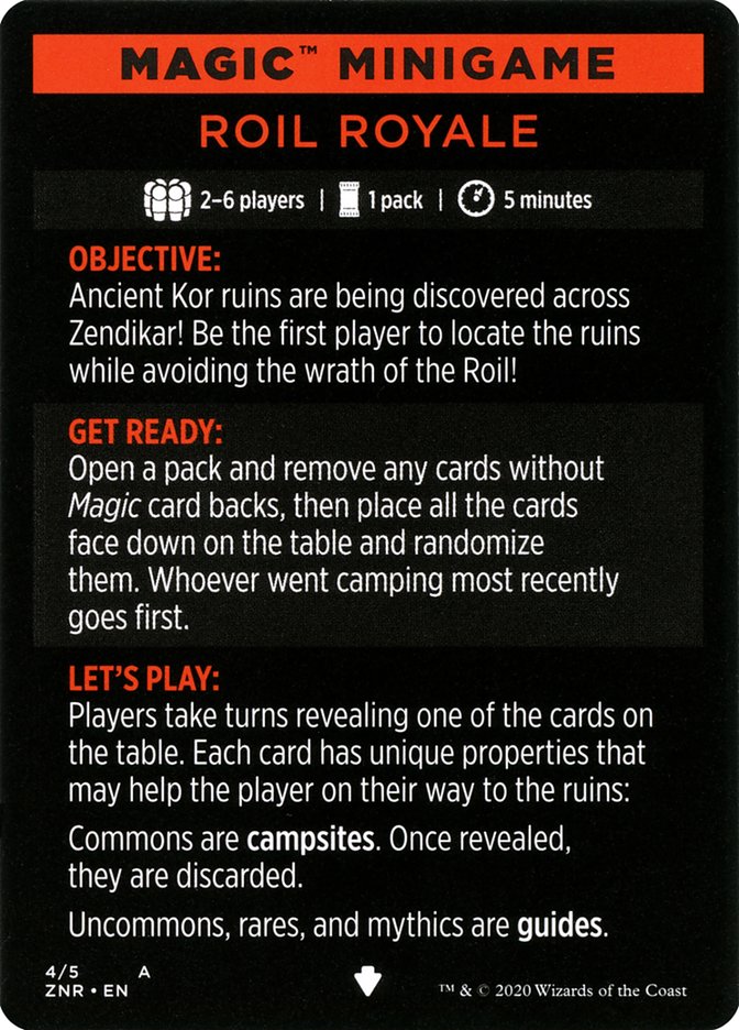 Roil Royale (Magic Minigame) [Zendikar Rising Minigame] MTG Single Magic: The Gathering    | Red Claw Gaming