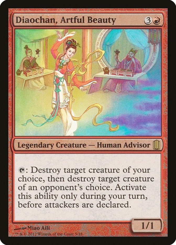 Diaochan, Artful Beauty [Commander's Arsenal] MTG Single Magic: The Gathering    | Red Claw Gaming