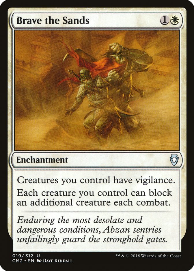 Brave the Sands [Commander Anthology Volume II] MTG Single Magic: The Gathering    | Red Claw Gaming