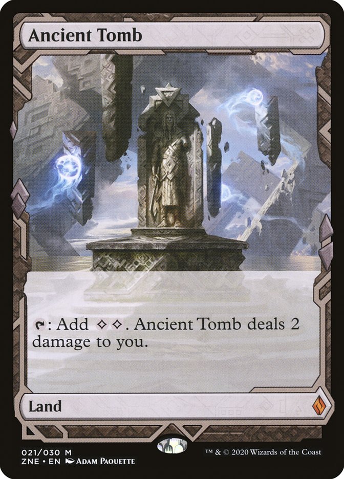 Ancient Tomb (Expeditions) [Zendikar Rising Expeditions] MTG Single Magic: The Gathering    | Red Claw Gaming