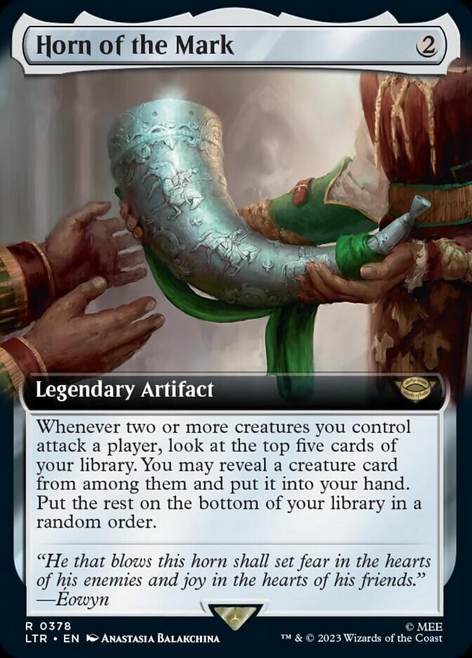 Horn of the Mark (Extended Art) [The Lord of the Rings: Tales of Middle-Earth] MTG Single Magic: The Gathering    | Red Claw Gaming