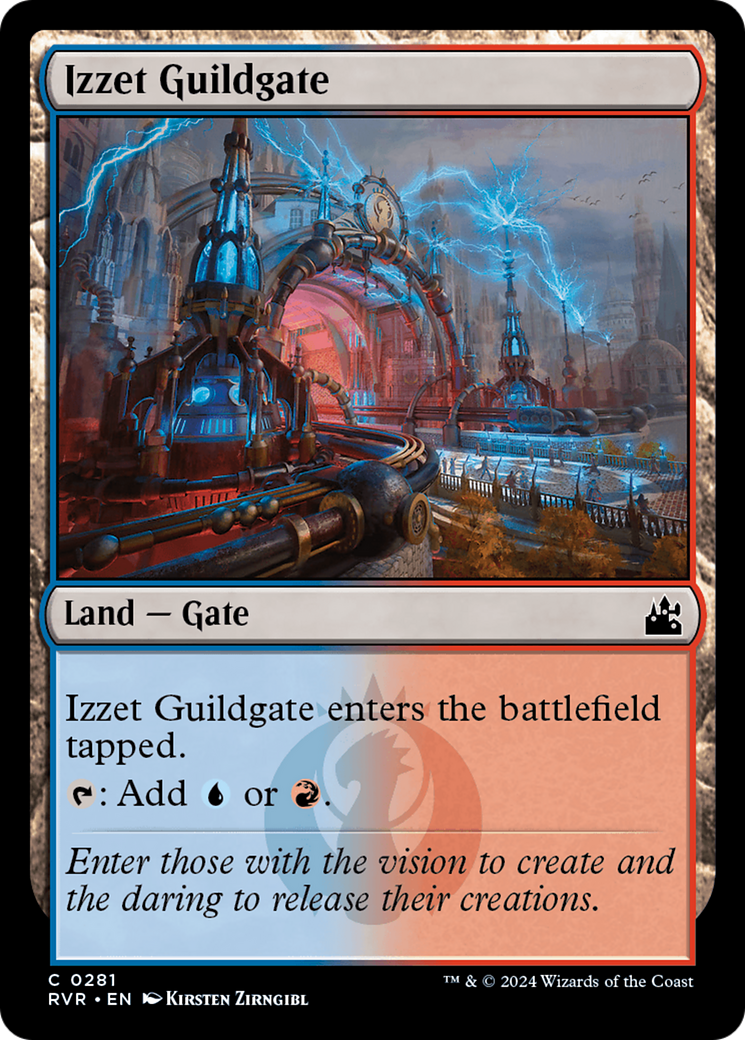 Izzet Guildgate [Ravnica Remastered] MTG Single Magic: The Gathering    | Red Claw Gaming