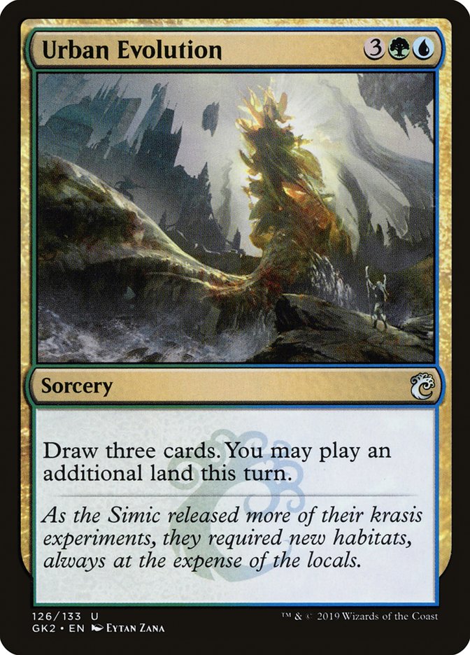 Urban Evolution [Ravnica Allegiance Guild Kit] MTG Single Magic: The Gathering    | Red Claw Gaming