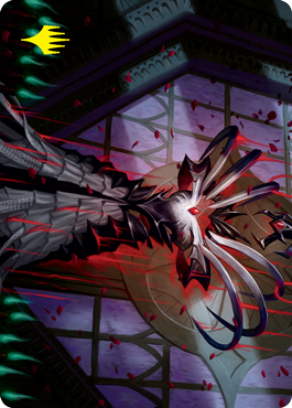 Bride's Gown Art Card (Gold-Stamped Signature) [Innistrad: Crimson Vow Art Series] MTG Single Magic: The Gathering    | Red Claw Gaming