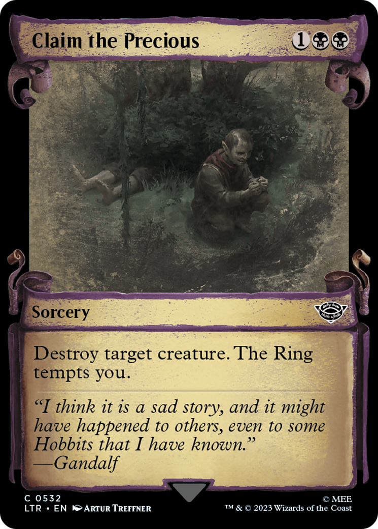 Claim the Precious [The Lord of the Rings: Tales of Middle-Earth Showcase Scrolls] MTG Single Magic: The Gathering    | Red Claw Gaming