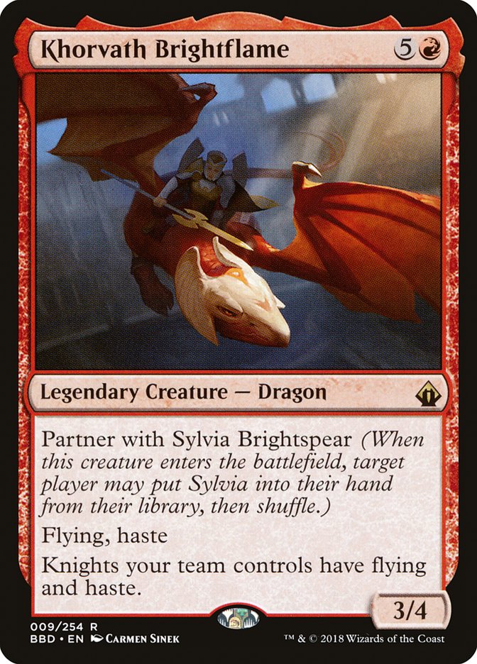 Khorvath Brightflame [Battlebond] MTG Single Magic: The Gathering    | Red Claw Gaming