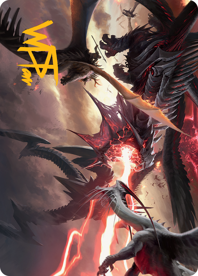 Invasion of Tarkir Art Card (Gold-Stamped Signature) [March of the Machine Art Series] MTG Single Magic: The Gathering    | Red Claw Gaming