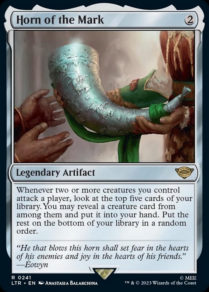 Horn of the Mark [The Lord of the Rings: Tales of Middle-Earth] MTG Single Magic: The Gathering    | Red Claw Gaming