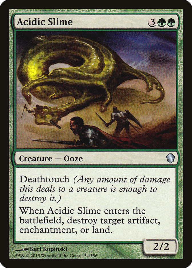 Acidic Slime [Commander 2013] MTG Single Magic: The Gathering    | Red Claw Gaming