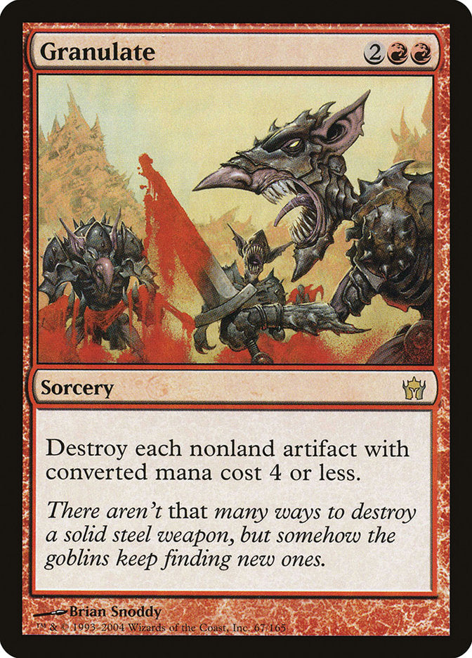 Granulate [Fifth Dawn] MTG Single Magic: The Gathering    | Red Claw Gaming