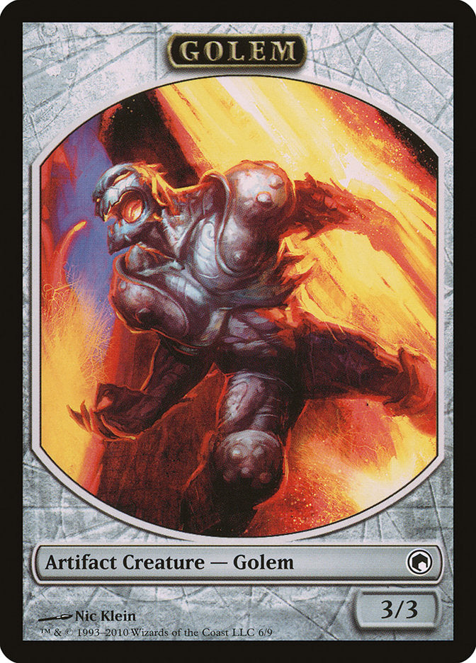 Golem Token [Scars of Mirrodin Tokens] MTG Single Magic: The Gathering    | Red Claw Gaming