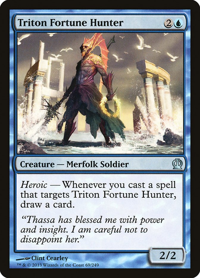 Triton Fortune Hunter [Theros] MTG Single Magic: The Gathering    | Red Claw Gaming