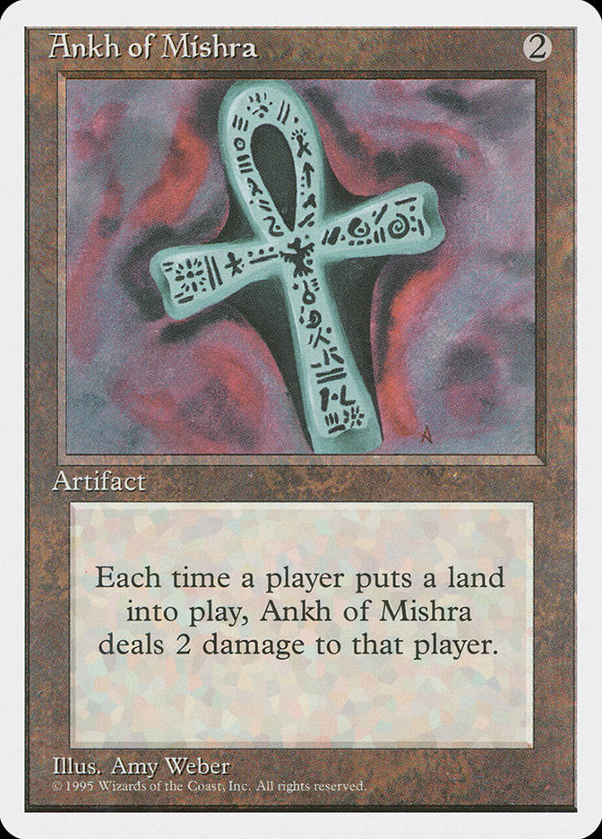 Ankh of Mishra [Fourth Edition] MTG Single Magic: The Gathering    | Red Claw Gaming