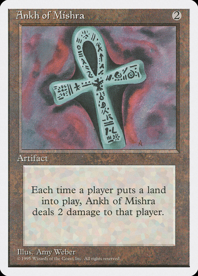Ankh of Mishra [Fourth Edition] MTG Single Magic: The Gathering    | Red Claw Gaming