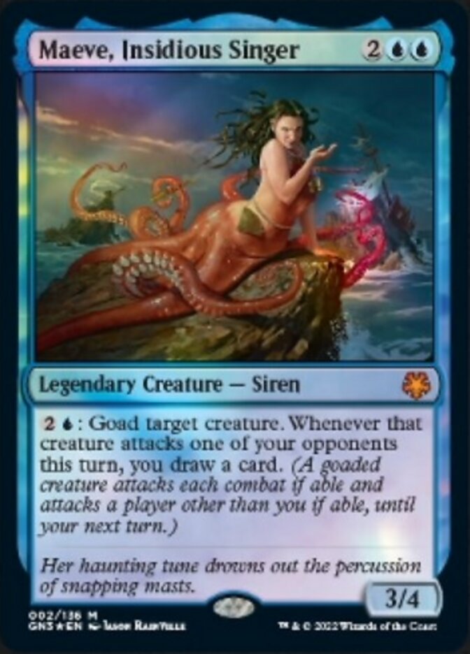 Maeve, Insidious Singer [Game Night: Free-for-All] MTG Single Magic: The Gathering    | Red Claw Gaming