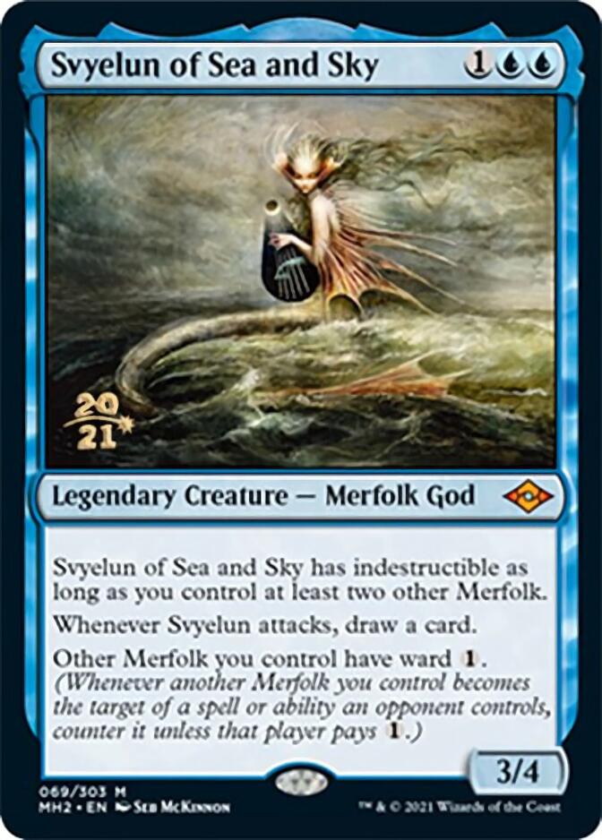 Svyelun of Sea and Sky [Modern Horizons 2 Prerelease Promos] MTG Single Magic: The Gathering    | Red Claw Gaming