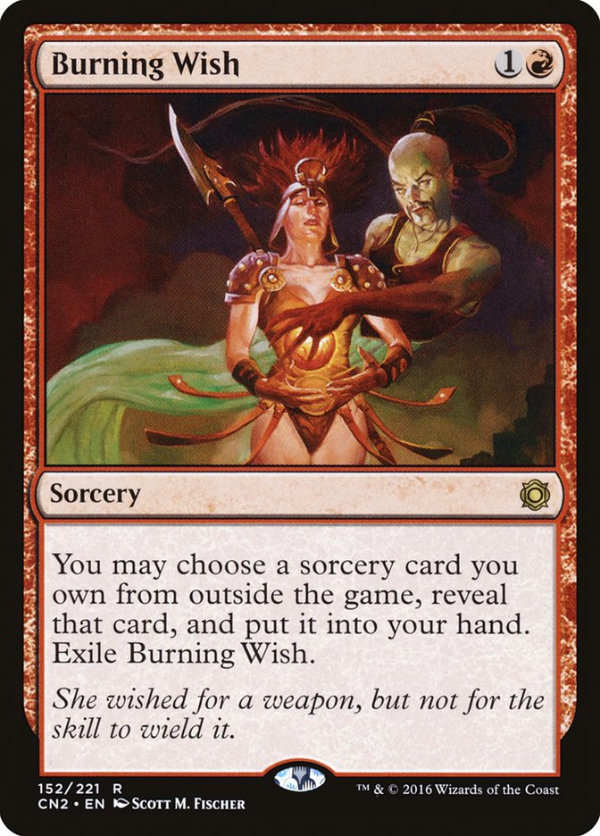 Burning Wish [Conspiracy: Take the Crown] MTG Single Magic: The Gathering    | Red Claw Gaming