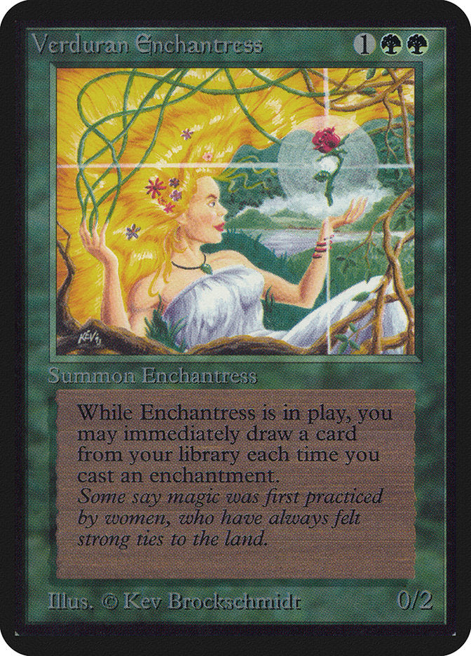 Verduran Enchantress [Alpha Edition] MTG Single Magic: The Gathering    | Red Claw Gaming