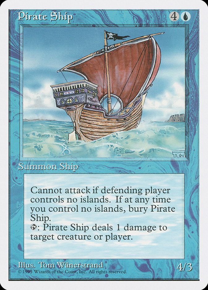 Pirate Ship [Fourth Edition] MTG Single Magic: The Gathering    | Red Claw Gaming