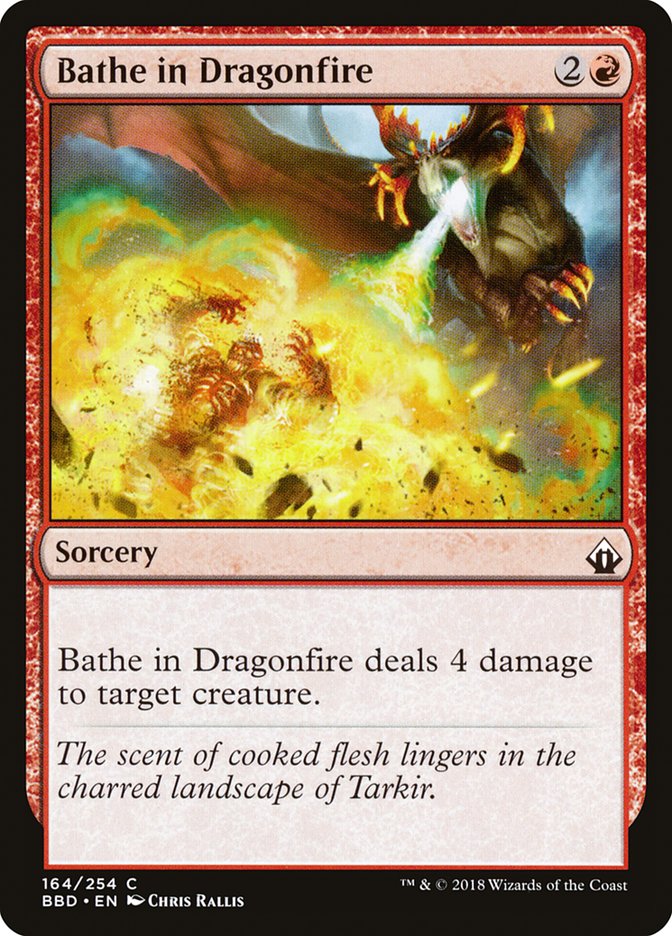 Bathe in Dragonfire [Battlebond] MTG Single Magic: The Gathering    | Red Claw Gaming