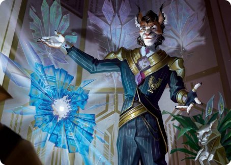 Kros, Defense Contractor Art Card [Streets of New Capenna Art Series] MTG Single Magic: The Gathering    | Red Claw Gaming