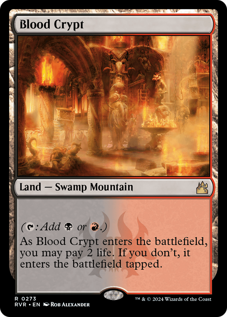 Blood Crypt [Ravnica Remastered] MTG Single Magic: The Gathering    | Red Claw Gaming