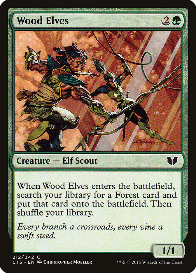 Wood Elves [Commander 2015] MTG Single Magic: The Gathering    | Red Claw Gaming