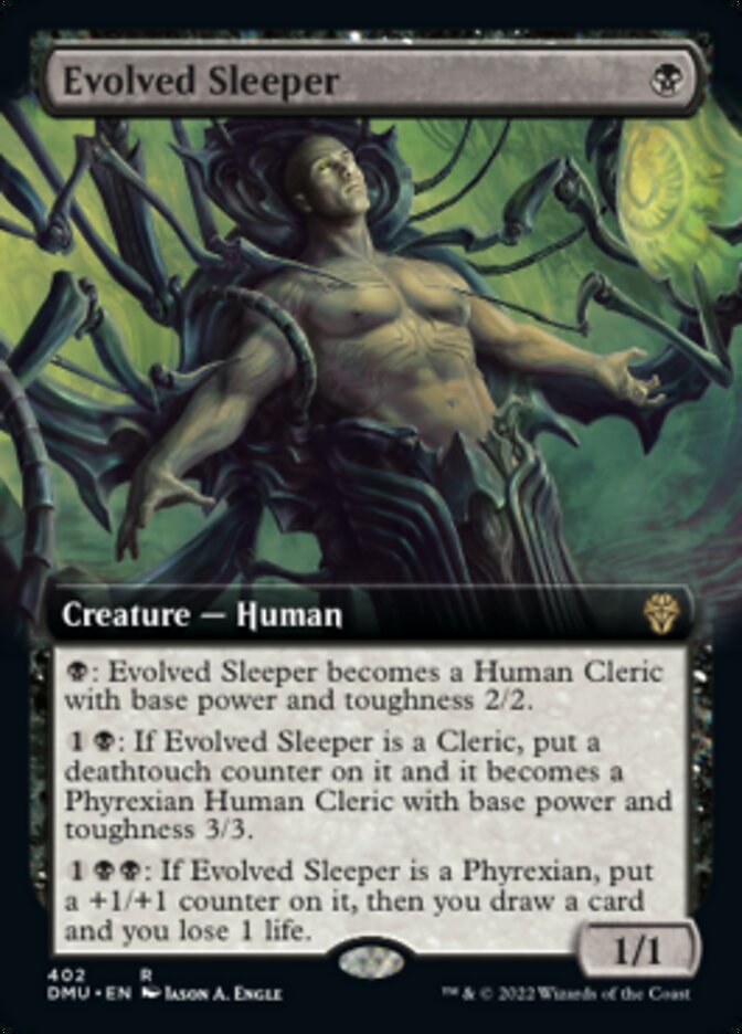 Evolved Sleeper (Extended Art) [Dominaria United] MTG Single Magic: The Gathering    | Red Claw Gaming