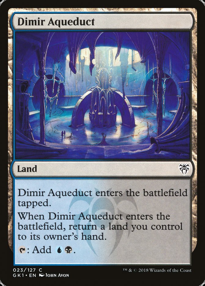 Dimir Aqueduct [Guilds of Ravnica Guild Kit] MTG Single Magic: The Gathering    | Red Claw Gaming