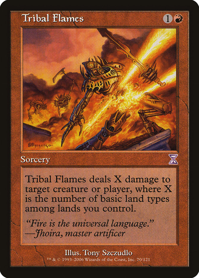 Tribal Flames [Time Spiral Timeshifted] MTG Single Magic: The Gathering    | Red Claw Gaming