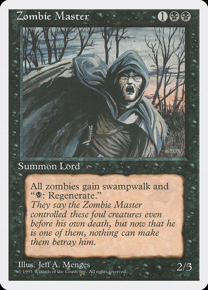 Zombie Master [Fourth Edition] MTG Single Magic: The Gathering    | Red Claw Gaming