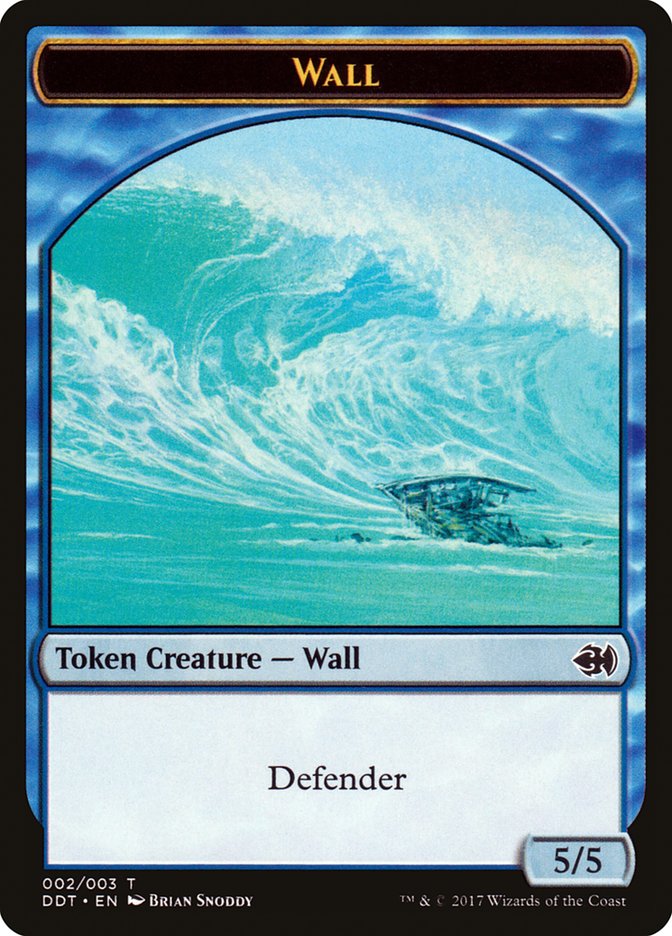 Wall Token [Duel Decks: Merfolk vs. Goblins Tokens] MTG Single Magic: The Gathering    | Red Claw Gaming