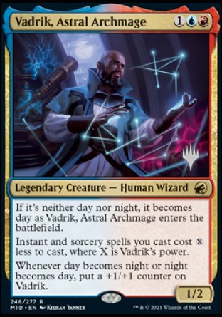 Vadrik, Astral Archmage (Promo Pack) [Innistrad: Midnight Hunt Promos] MTG Single Magic: The Gathering    | Red Claw Gaming
