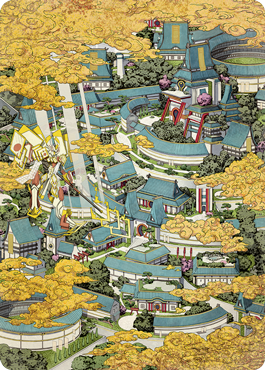 Plains 2 Art Card [Kamigawa: Neon Dynasty Art Series] MTG Single Magic: The Gathering    | Red Claw Gaming