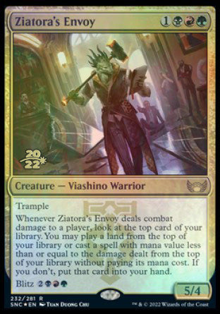 Ziatora's Envoy [Streets of New Capenna Prerelease Promos] MTG Single Magic: The Gathering    | Red Claw Gaming
