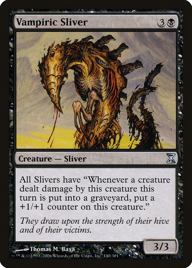 Vampiric Sliver [Time Spiral] MTG Single Magic: The Gathering    | Red Claw Gaming