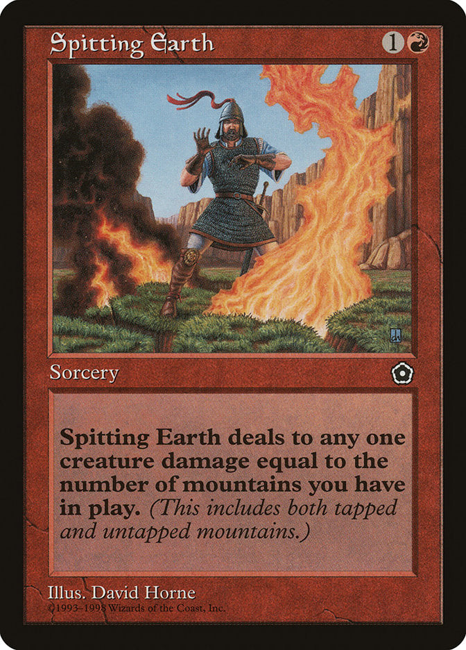 Spitting Earth [Portal Second Age] MTG Single Magic: The Gathering    | Red Claw Gaming