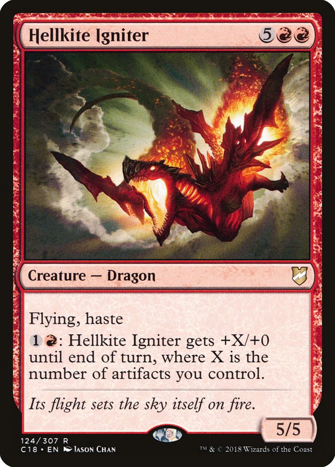 Hellkite Igniter [Commander 2018] MTG Single Magic: The Gathering    | Red Claw Gaming