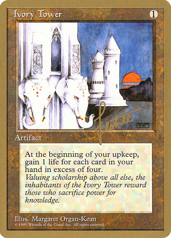 Ivory Tower (Bertrand Lestree) [Pro Tour Collector Set] MTG Single Magic: The Gathering    | Red Claw Gaming
