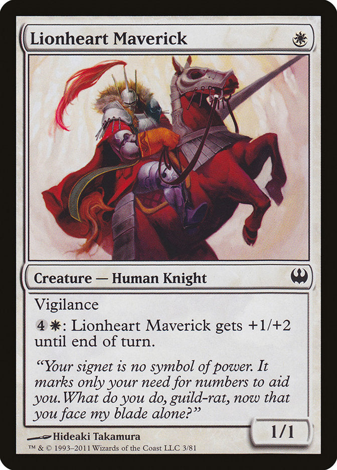 Lionheart Maverick [Duel Decks: Knights vs. Dragons] MTG Single Magic: The Gathering    | Red Claw Gaming