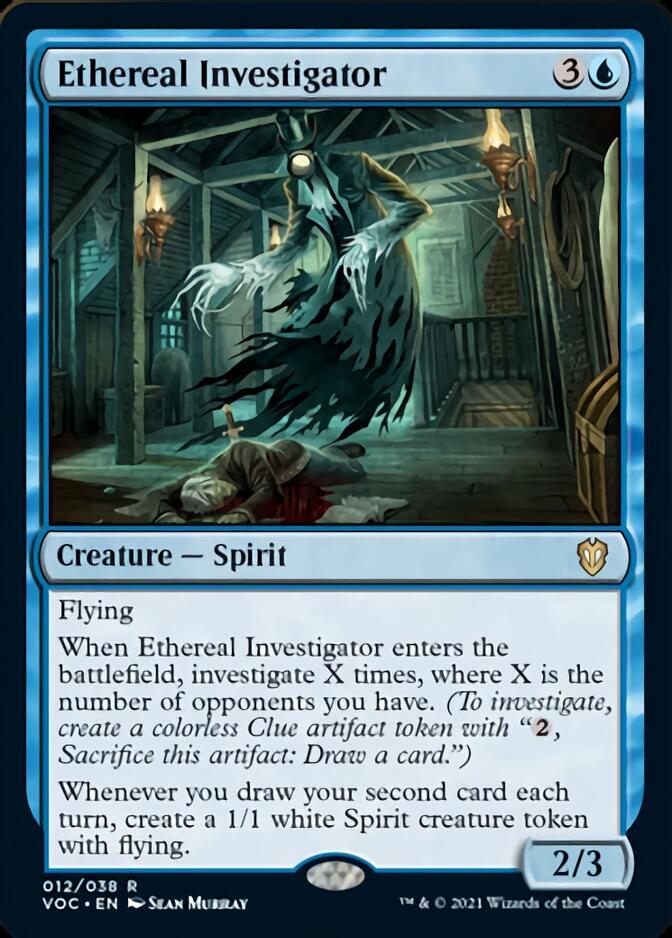 Ethereal Investigator [Innistrad: Crimson Vow Commander] MTG Single Magic: The Gathering    | Red Claw Gaming